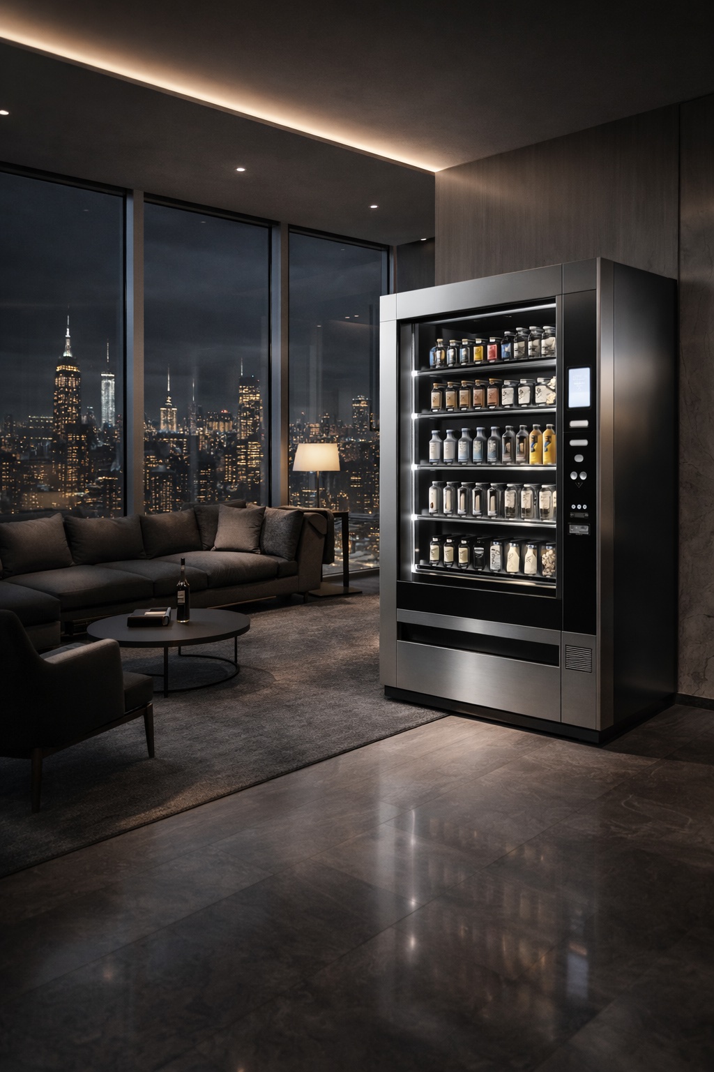 Manhattan Penthouse Lounge Vending Installation